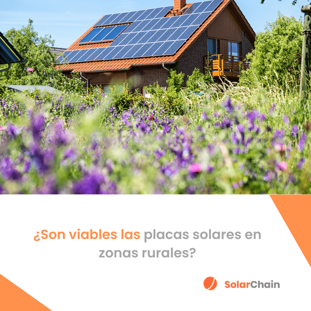 ¿Son viables las placas solares en zonas rurales?